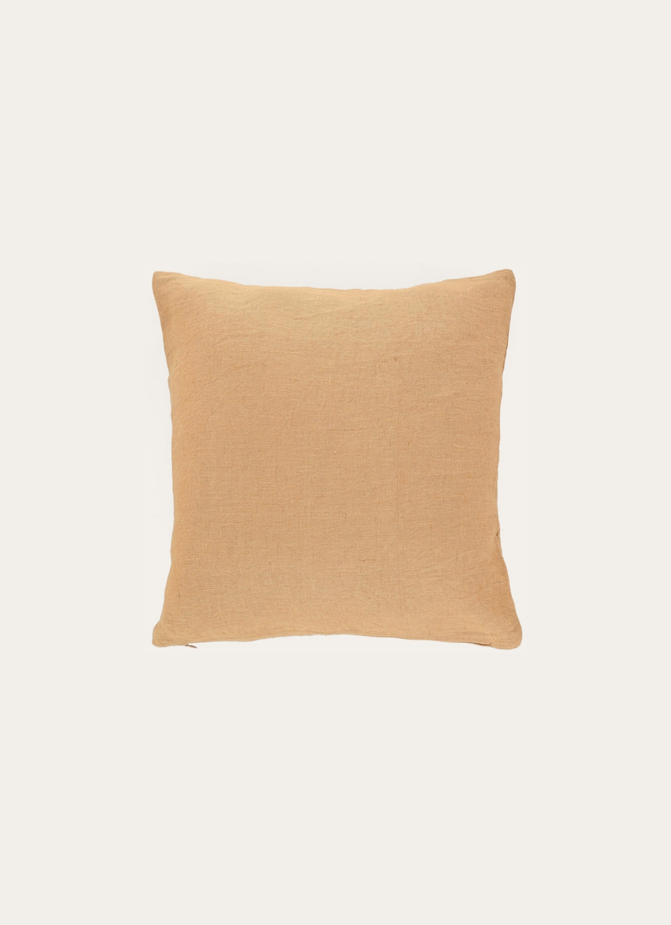 HOUSSE DE COUSSIN EN LIN LAVÉ JAUNE