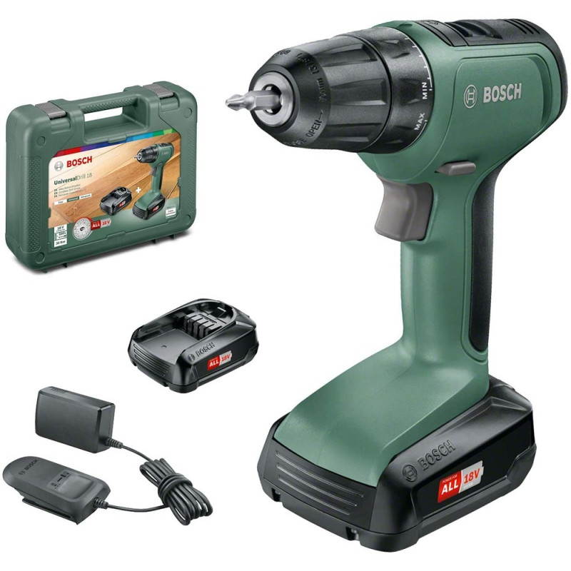Perceuse visseuse sur batterie UNIVERSALDRILL 18 V BOSCH