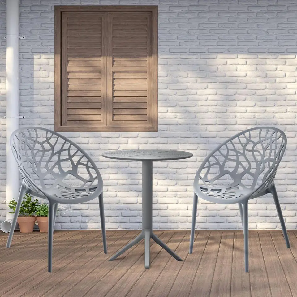 CLP zitgroep Hoscana zwart Frame - Kunststof - antraciet