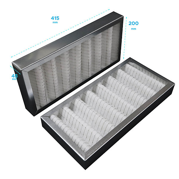 Filtres compatibles VMC DFE/TOP 450 ALDES Contenu : - 2 G4,