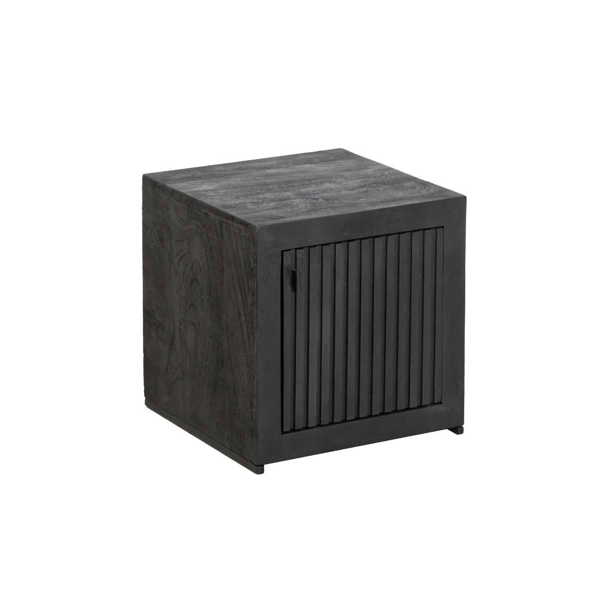 - Chevet en bois noir 35 cm