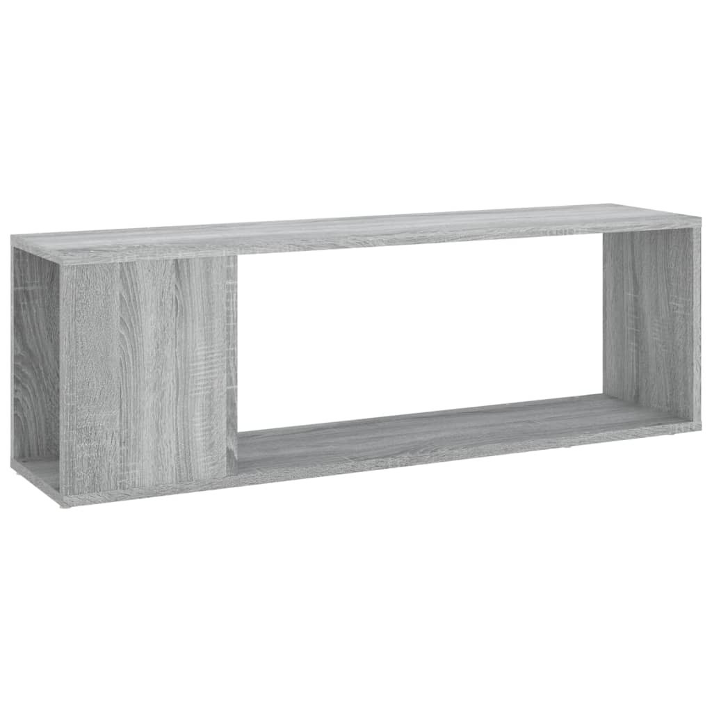 Szafka Pod Telewizor Szafka RTV Stolik Półka Szara 100x24x32 cm