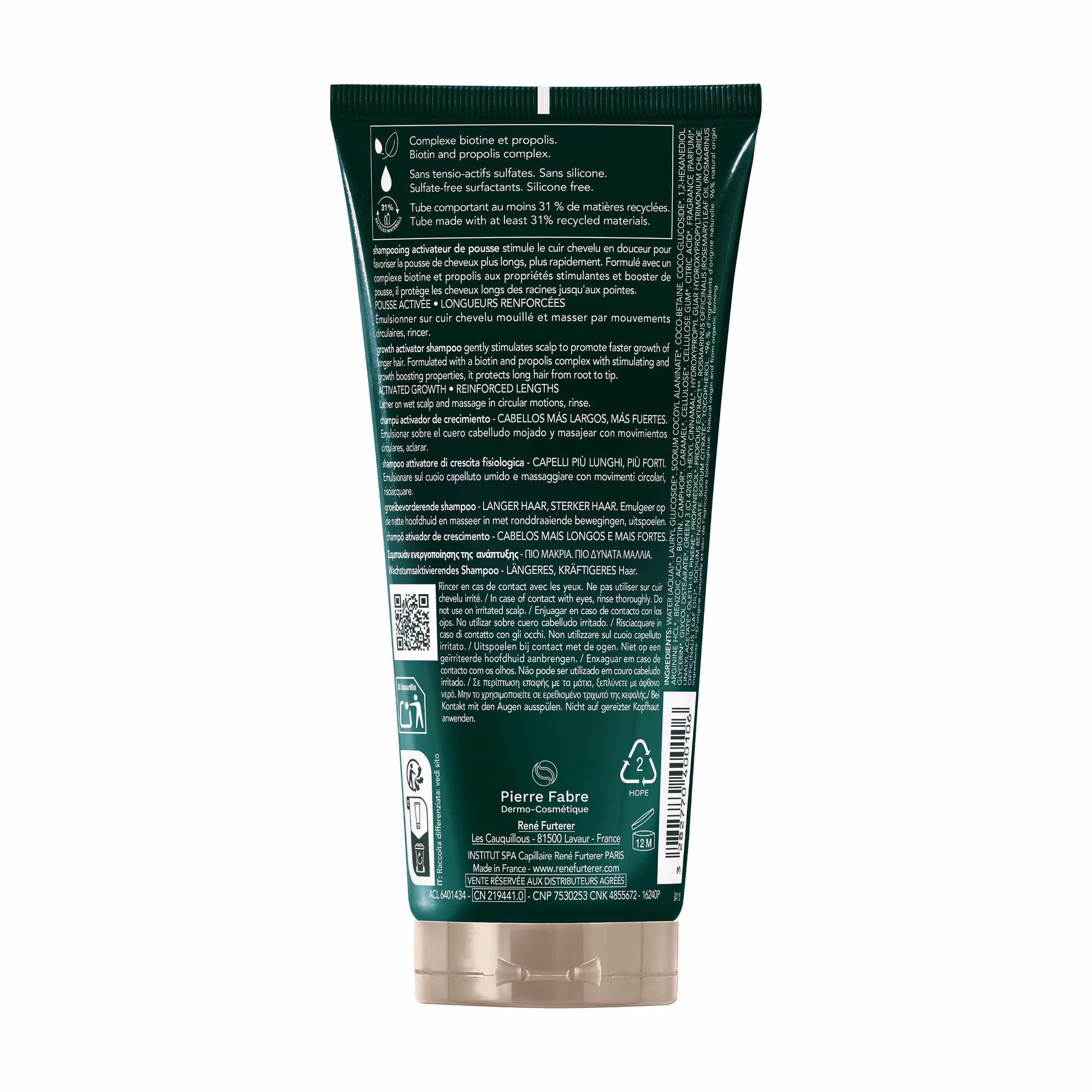 TRIPHASICShampooing activateur de pousse - active grow