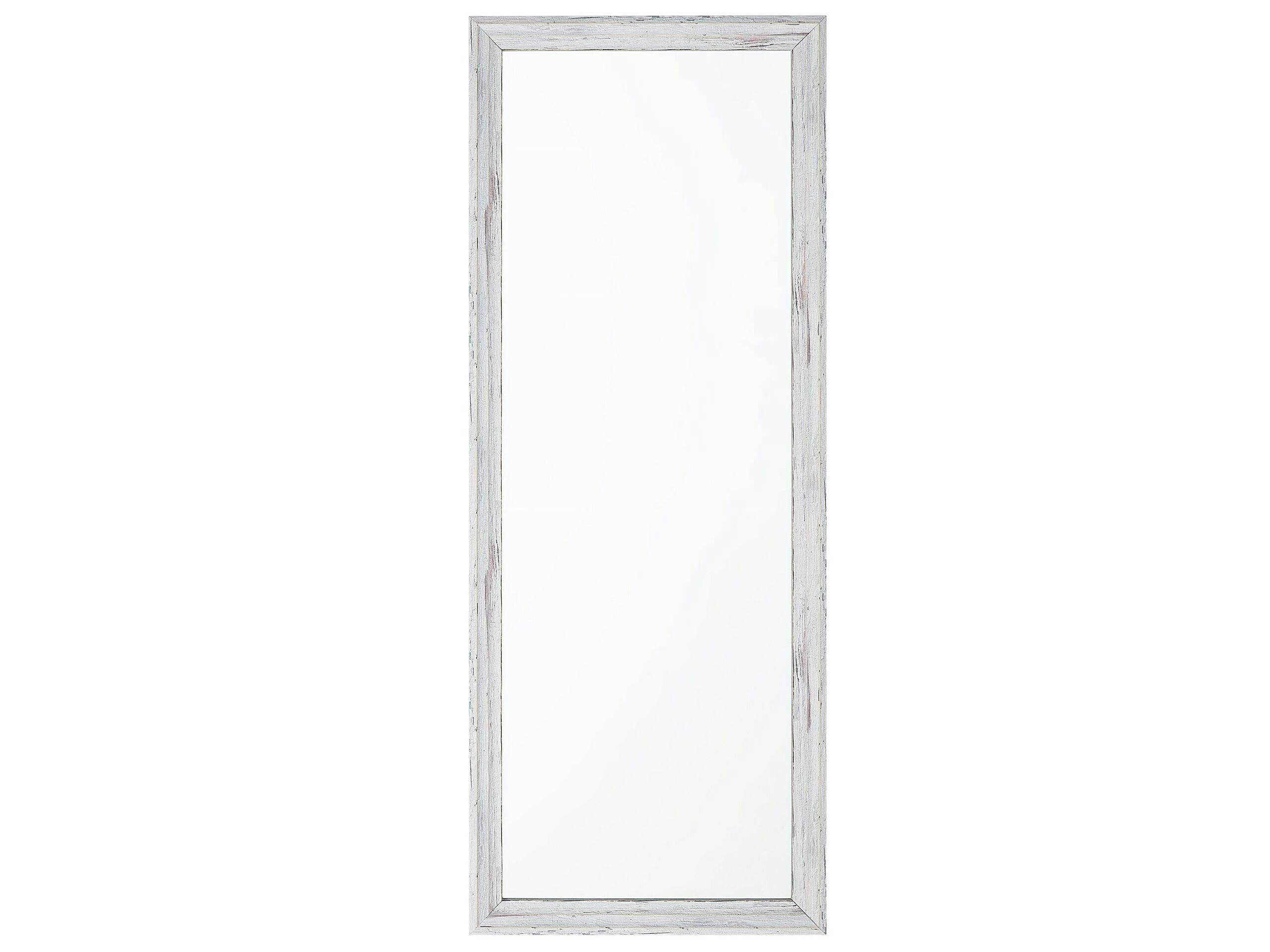 BENON - Miroir en matériaux synthétiques blanc 130x50