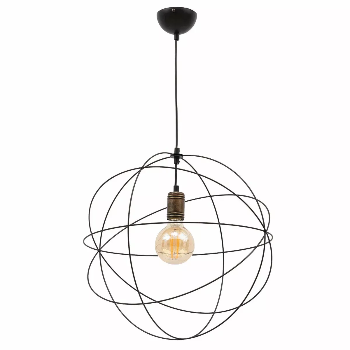 Lampa wisząca OLINTO I czarna