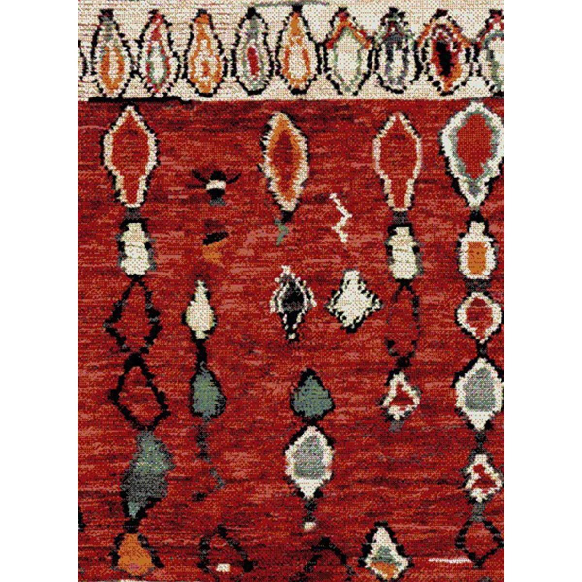 BERBER MOROCCO - Tapis berbère style rouge 40x60