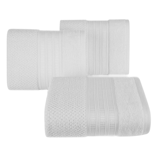 Ręcznik Rosita 50x90 biały o ryżowej strukturze 500g/m2