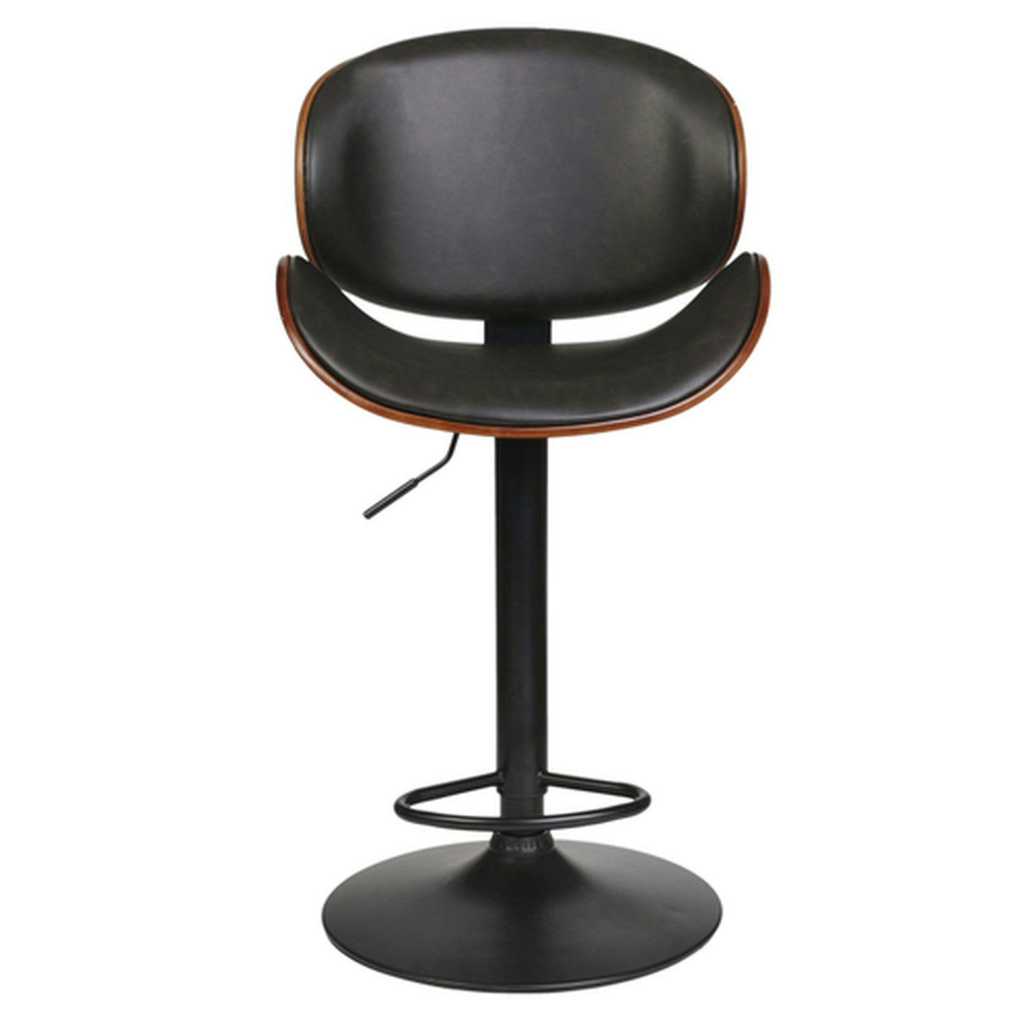 RENO - Chaise de bar reno hauteur réglable noir