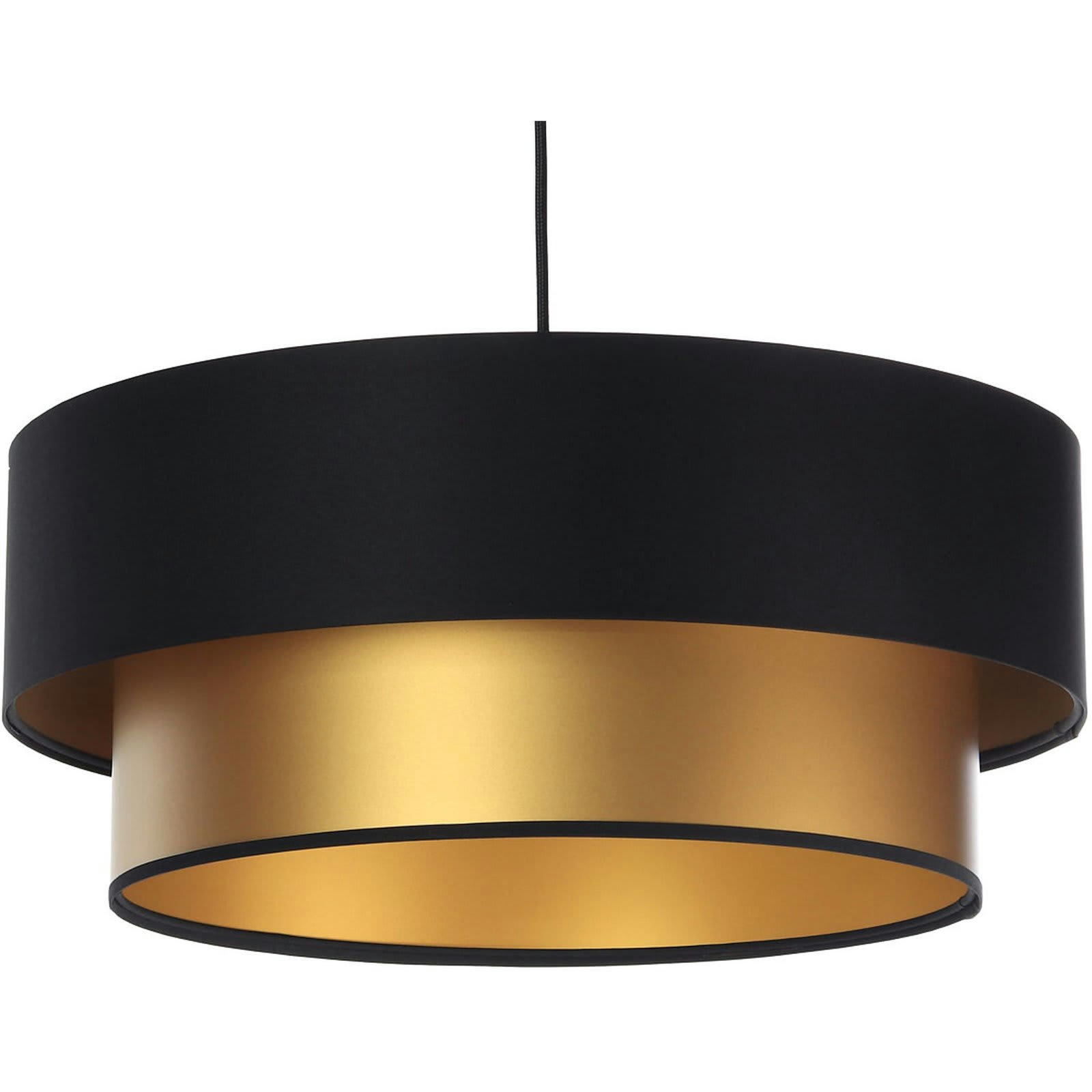 DUO ÉLÉGANT - Suspension Tissu Noir