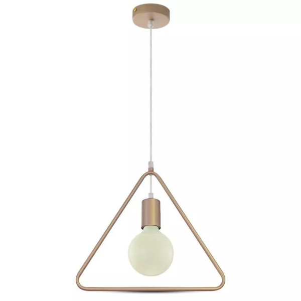 Lampa wisząca mosiężno-złota VT-7321-CG 1xE27x60W wym: 135x32x32 cm V-TAC