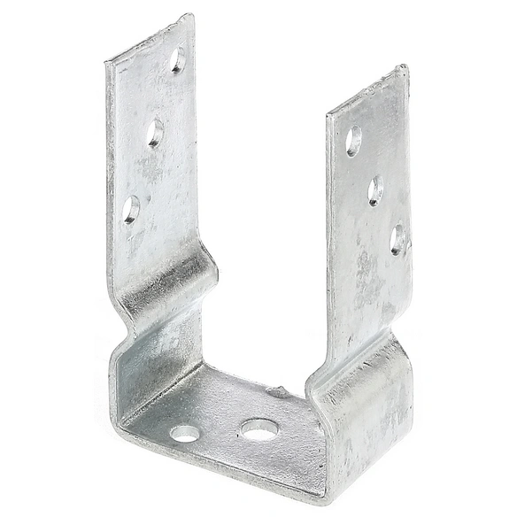 U-Pfostenträger, Rohstahl, BxL: 91 x 150 mm