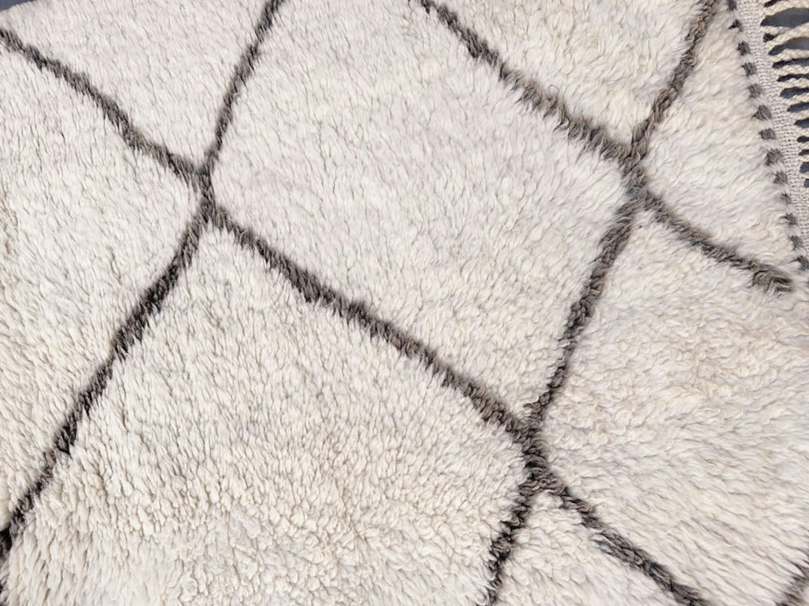 BERBERE - Tapis berbère marocain pure laine 103x162