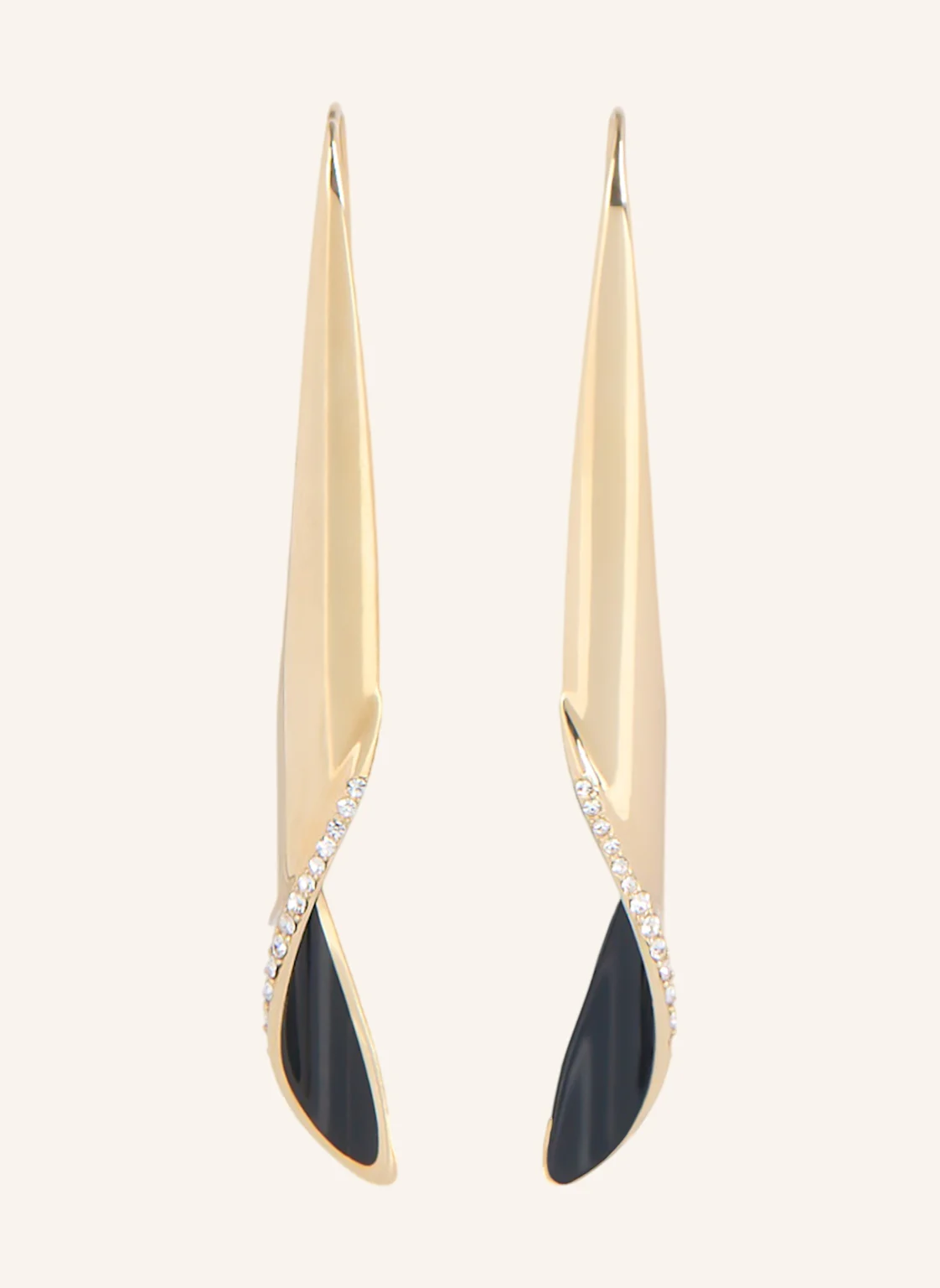 BALMAIN Ohrringe Organic Twist aus lackiertem Messing
