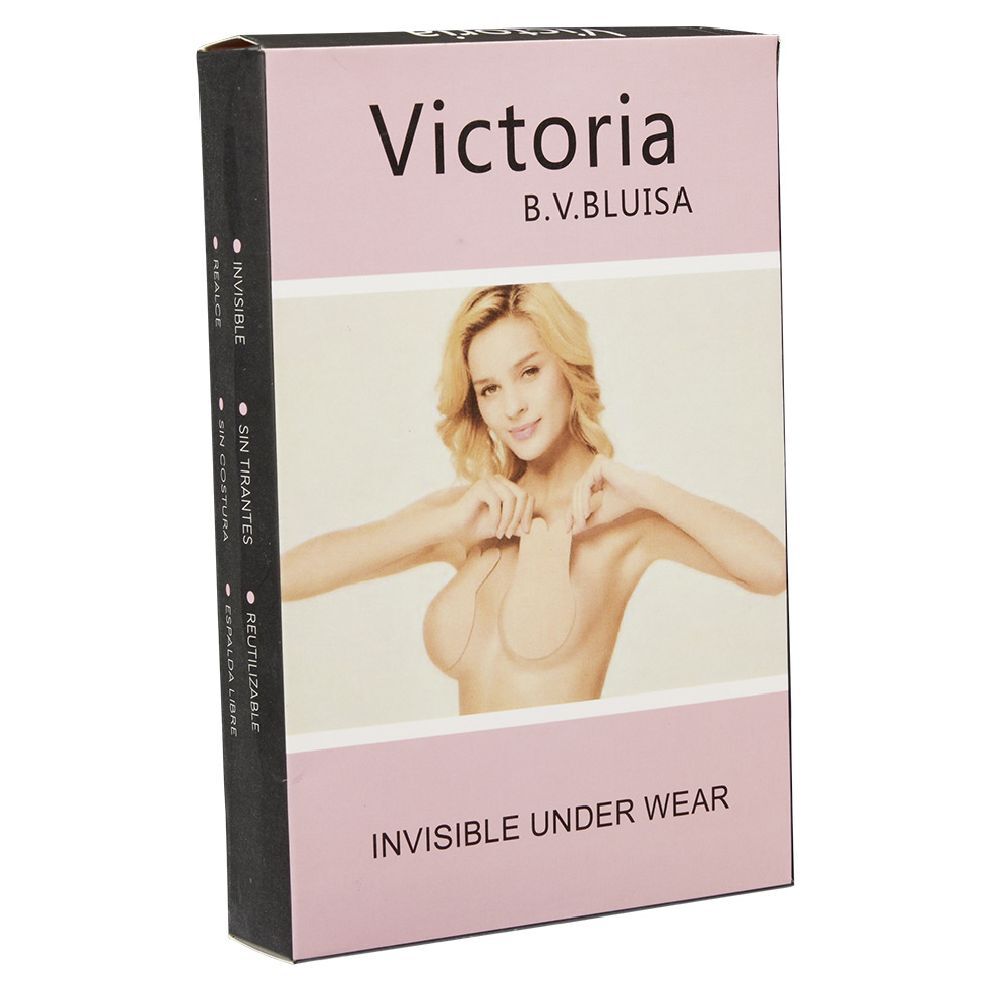 Soutien gorge adhésif silicone beige Taille S