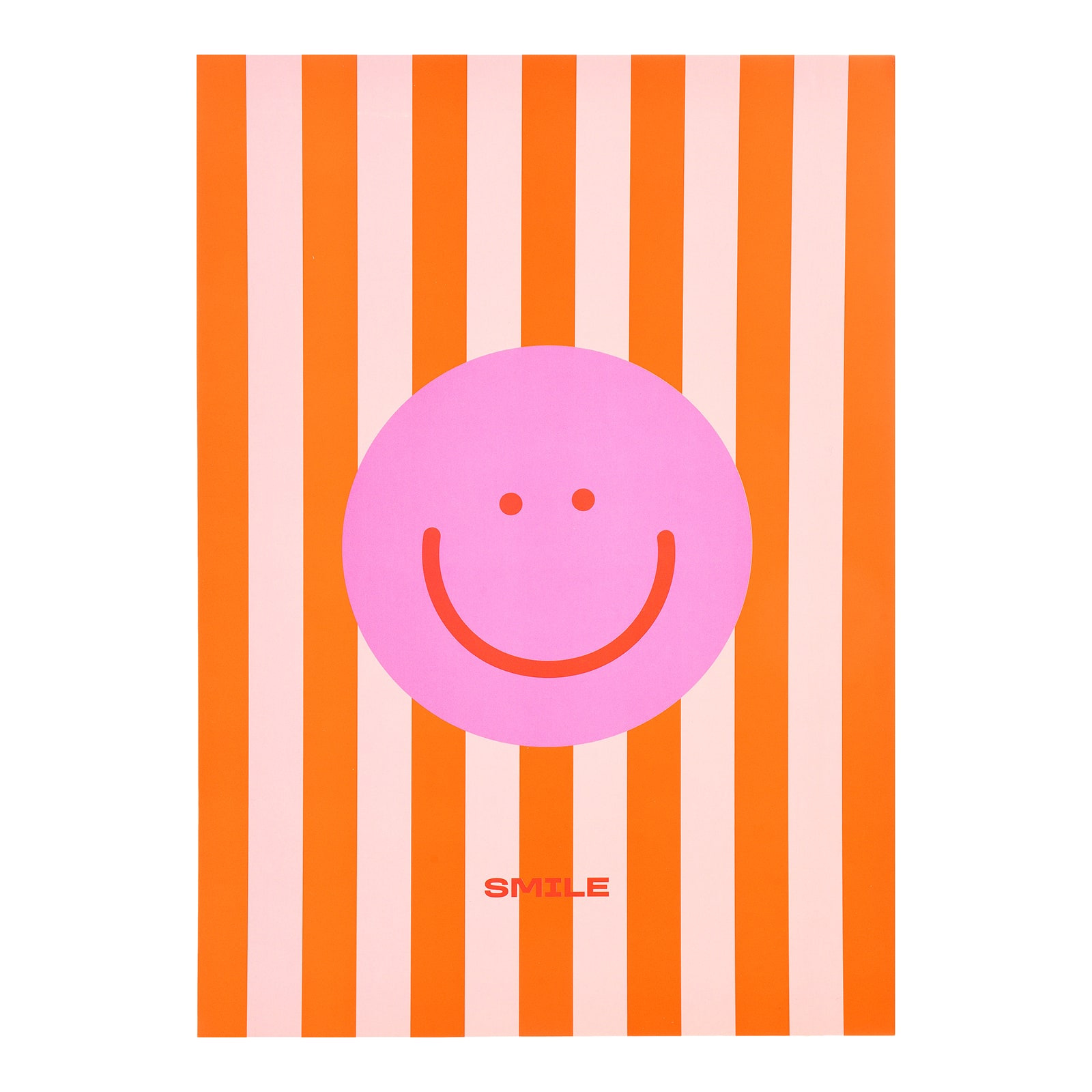 Poster Smile Orange,B 210 x H 300 mm