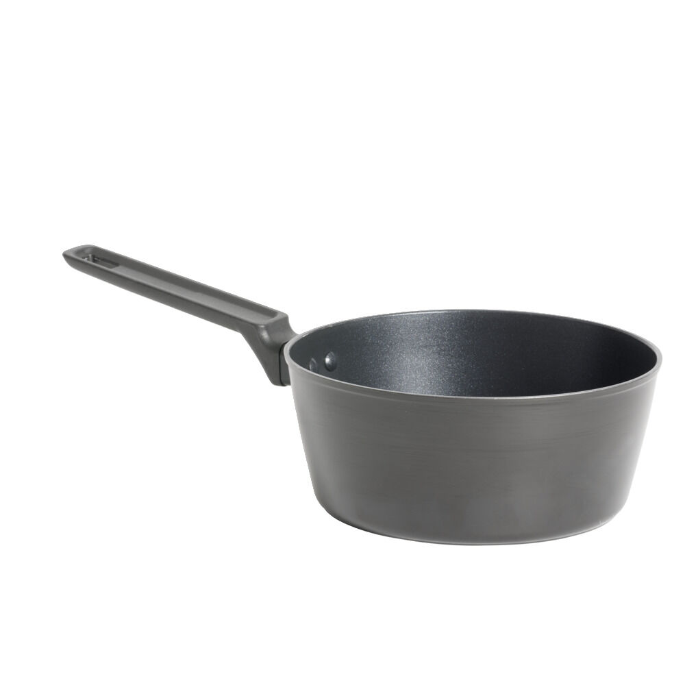 Casserole tous feux dont induction aluminium noir Ø20cm