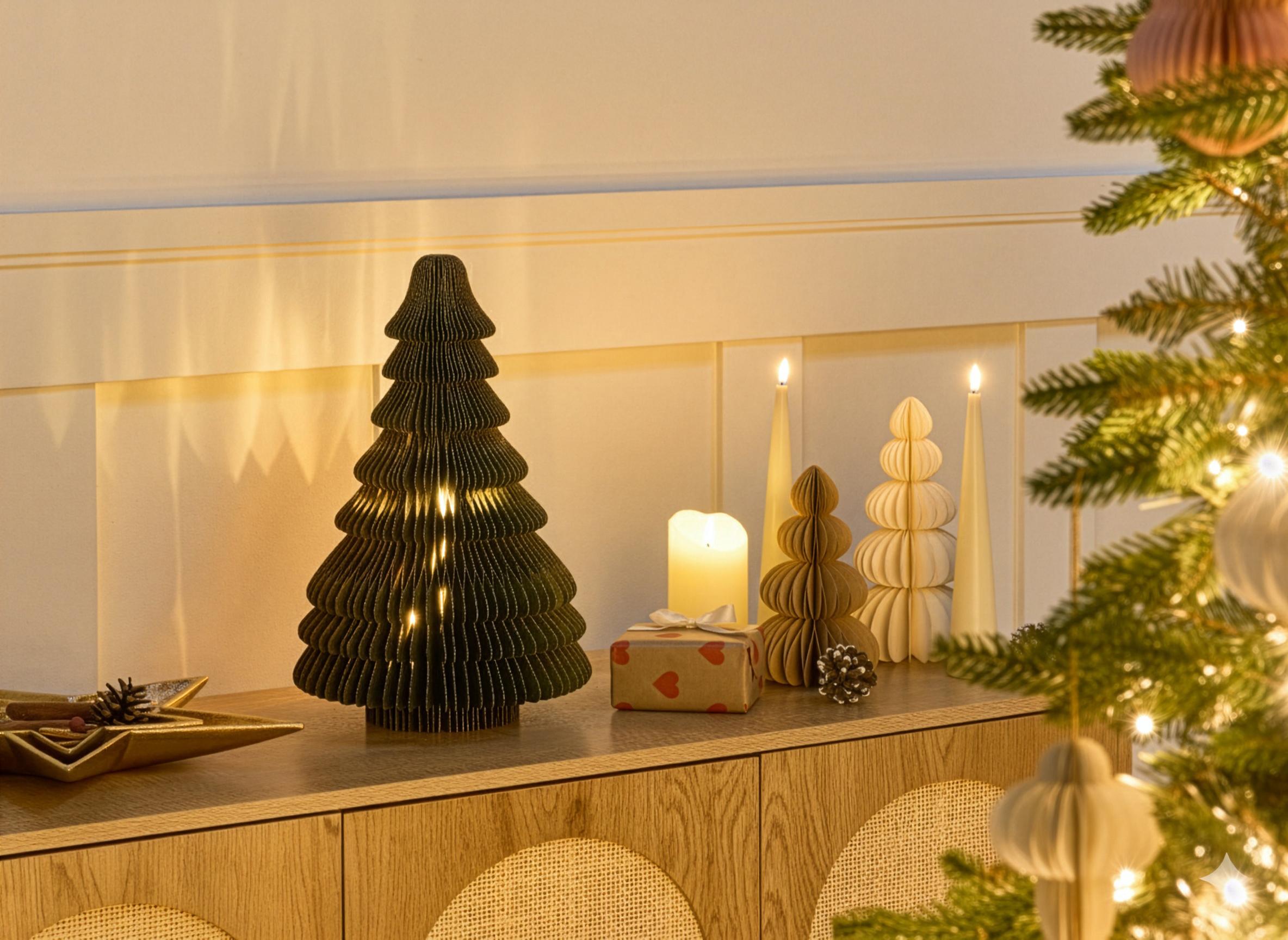Christmas Decoration LED ANDAN Christmas Tree 41 cm Green