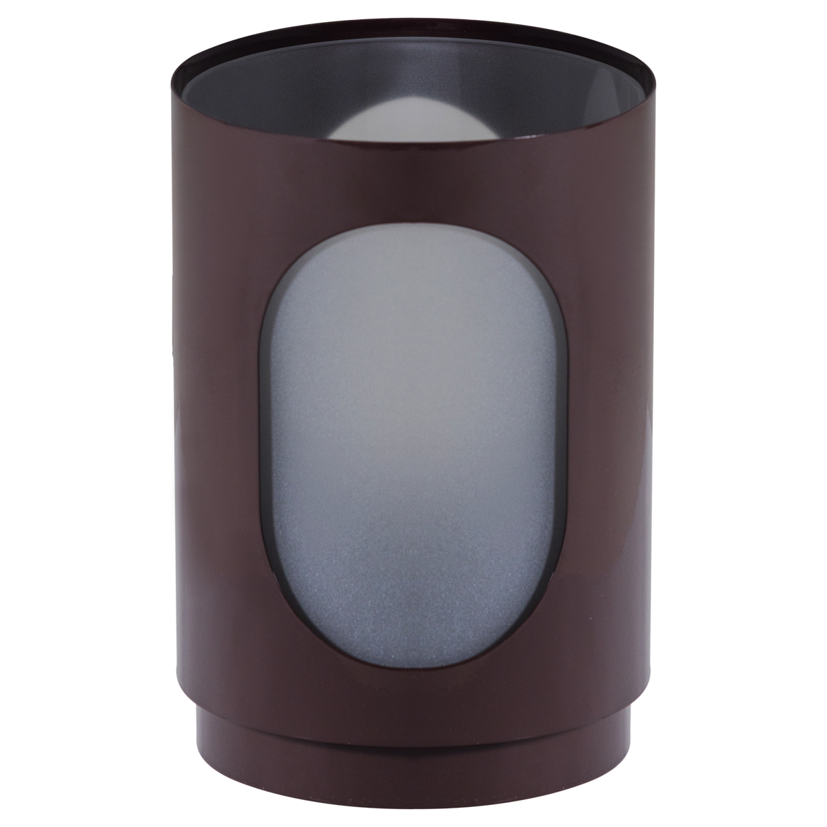 WOOOD windlichten Tavo - Metaal/Glas - Bruin - Set van 2 - 20x15x15/15x15x15