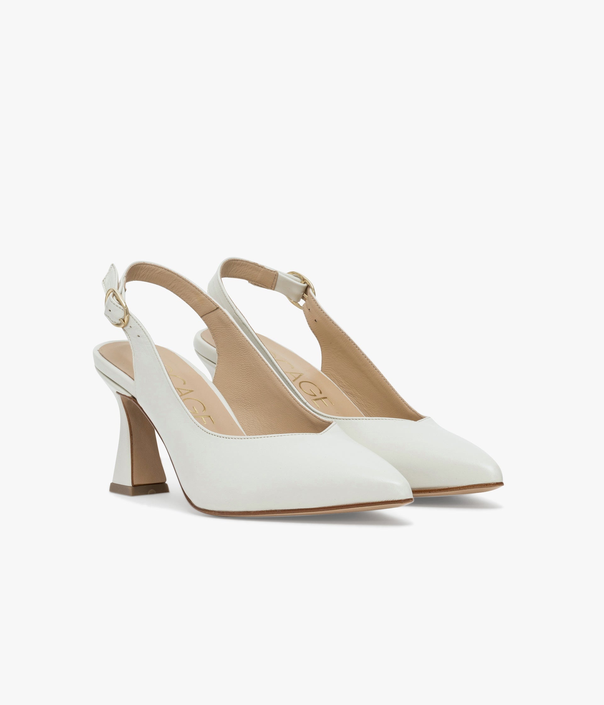 Escarpin slingback Daffie écru