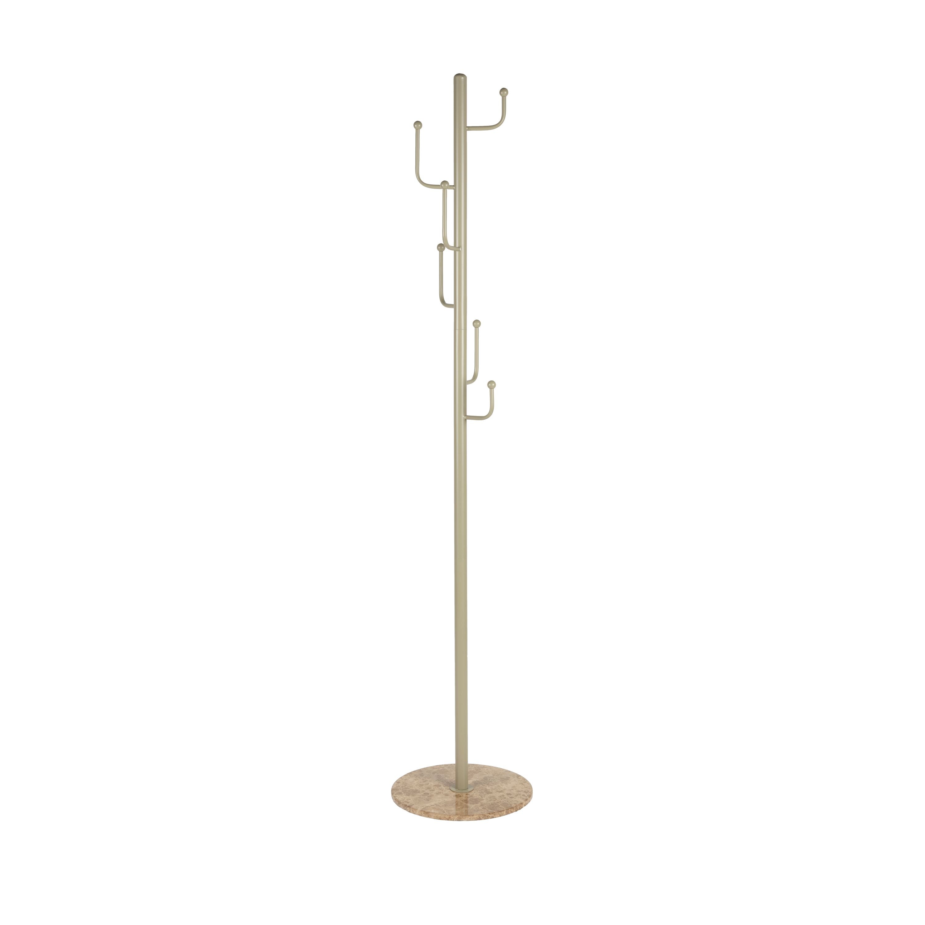Housecraft Living Baz staande kapstok met voet van marmer Beige