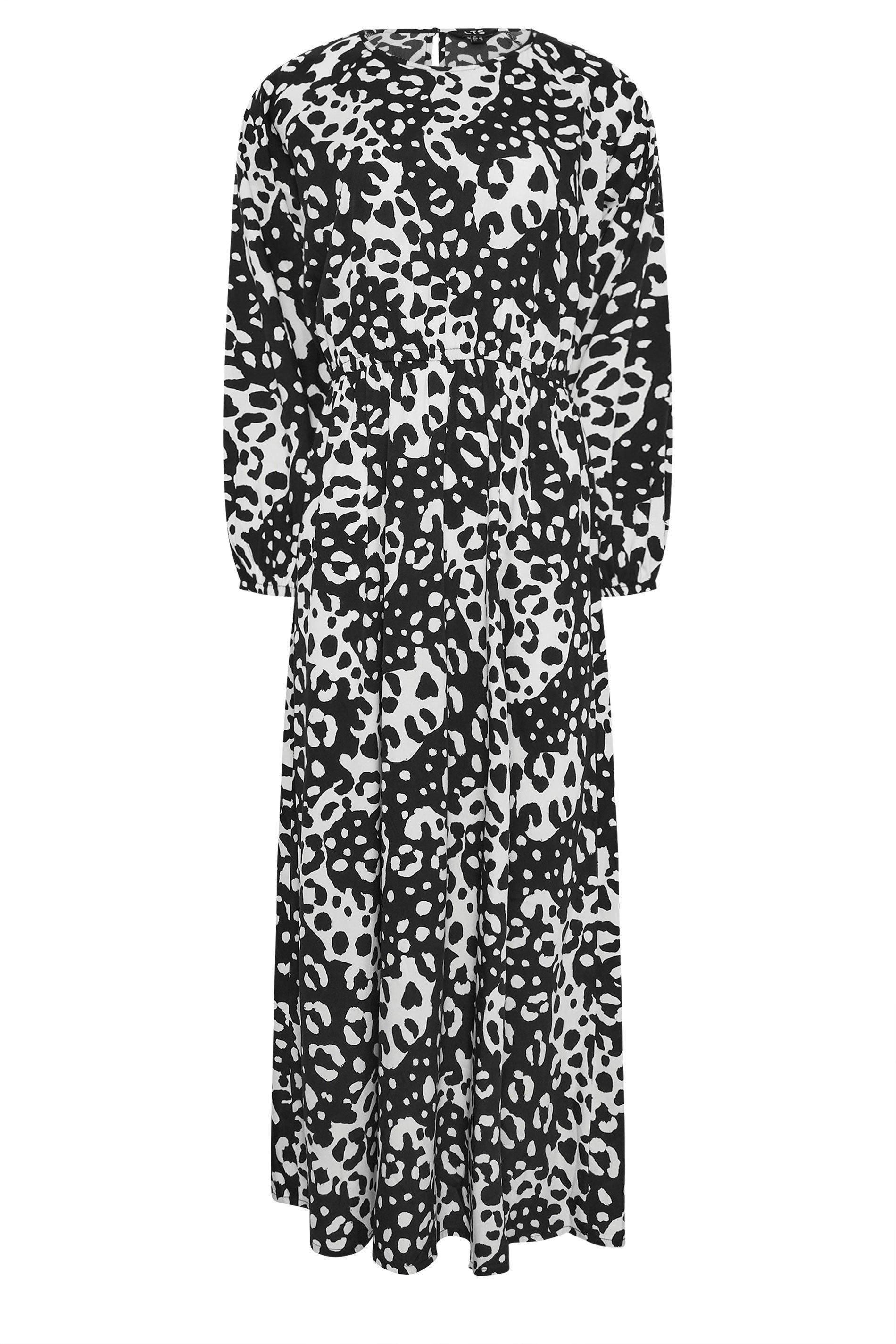 Long Tall Sally Tall Monochrome Animal Print Dress