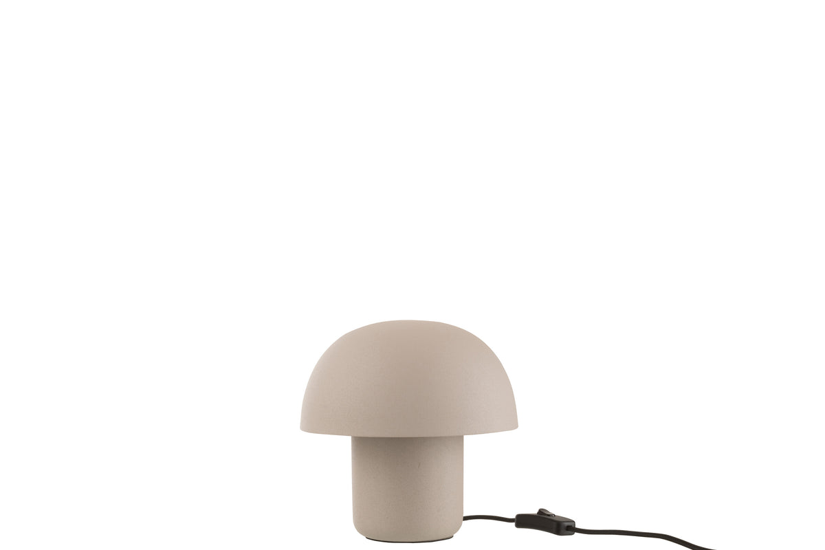 J-Line tafellamp - ijzer - beige - small
