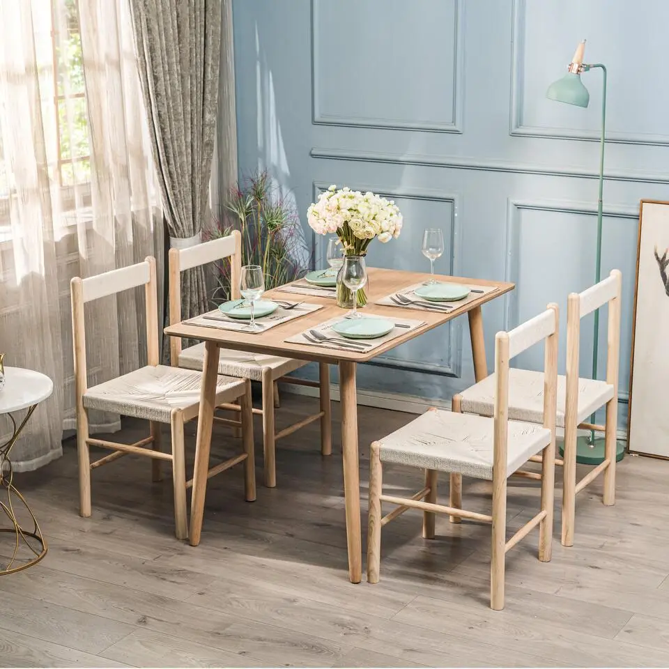 Eettafel voor 4 personen van massief grenenhout L120