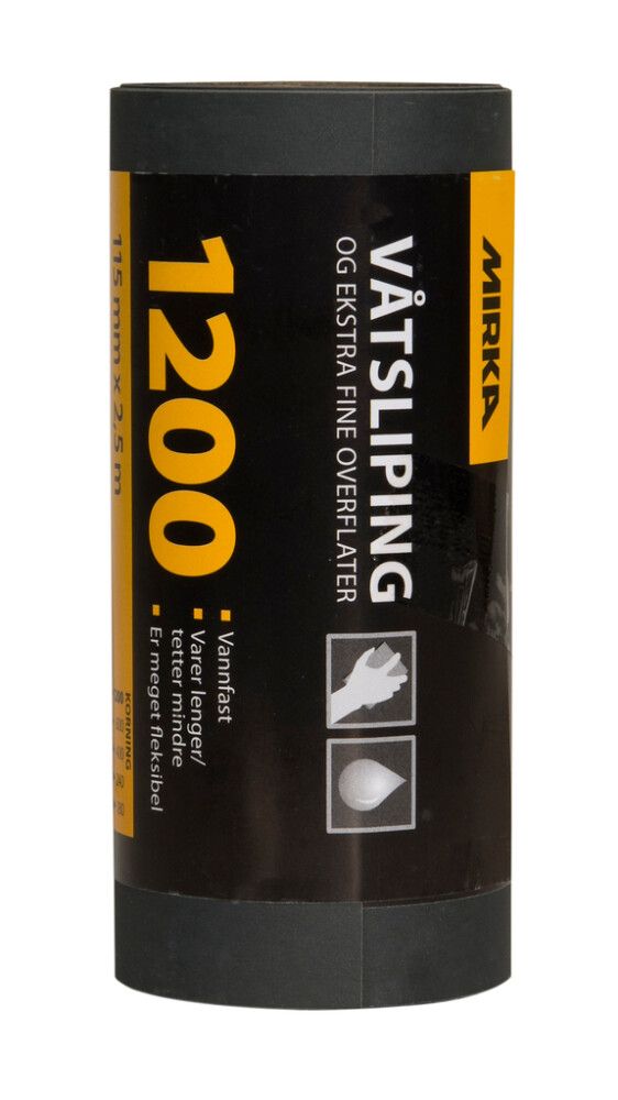 SLIPERULL MIRKA VÅTSLIP K1200 115MMX2,5M