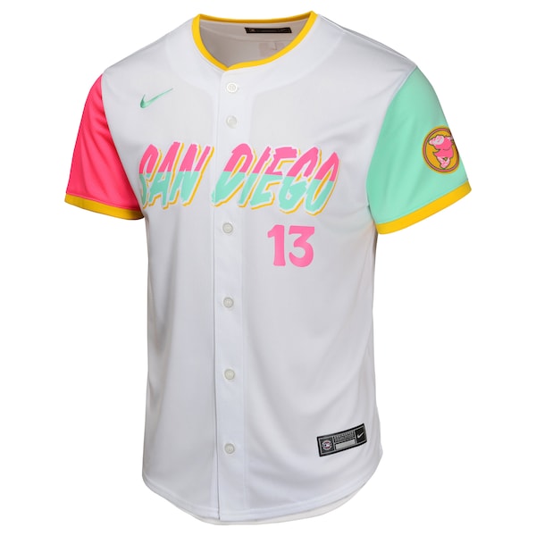 Manny Machado San Diego Padres Nike Youth City Connect Limited Player Jersey - White