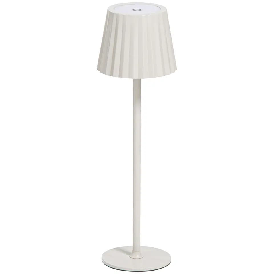Tafellamp Scotti offwhite USB LED