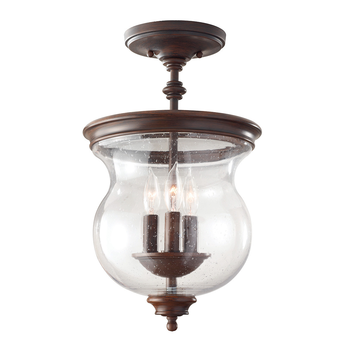 Lampa wisząca stary brąz Pickering Lane 3xE14x40W Feiss