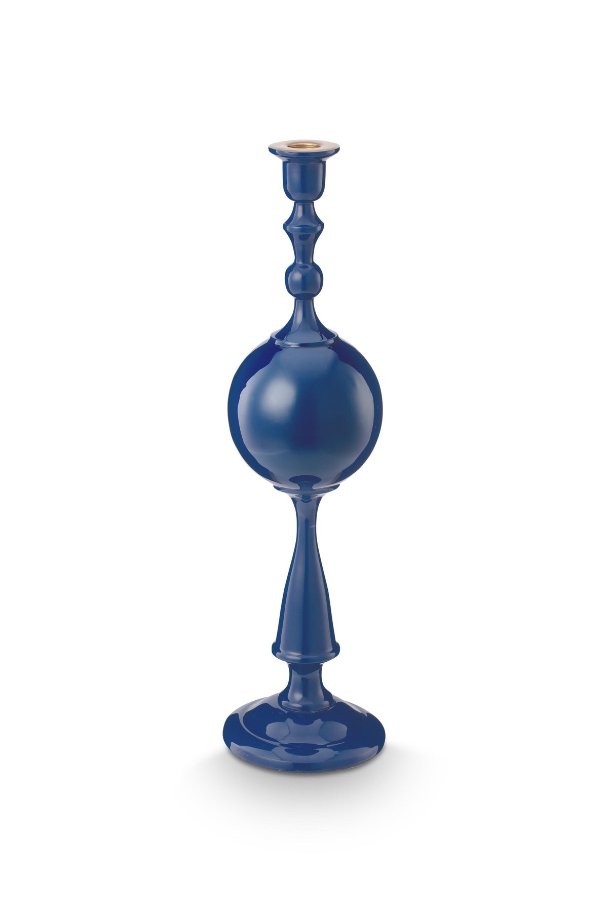 Pip Studio Kandelaar Sphere - Metaal - Navy - 44cm