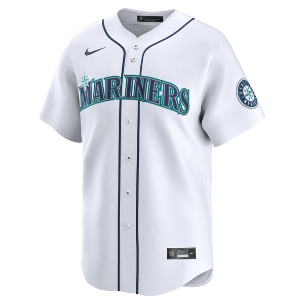 Seattle Mariners Nike Home Limited Jersey - White