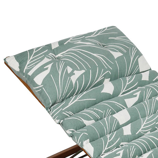 Coussin de bain de soleil 60x180x5 cm vert