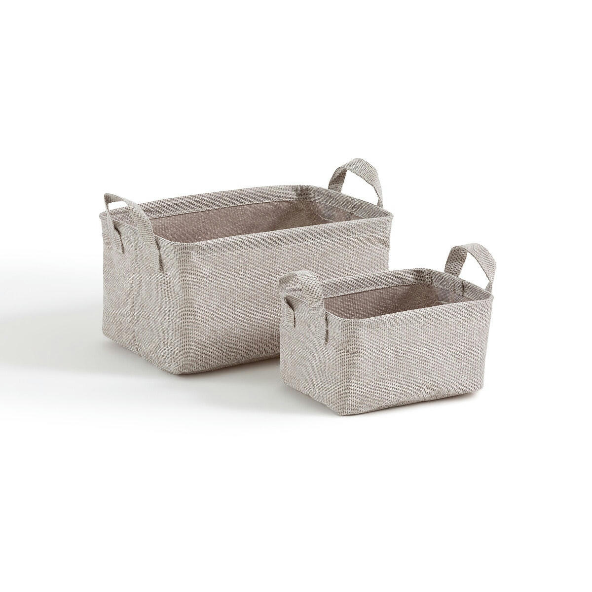 Lot de 2 paniers S 100% polyester, Lihoa