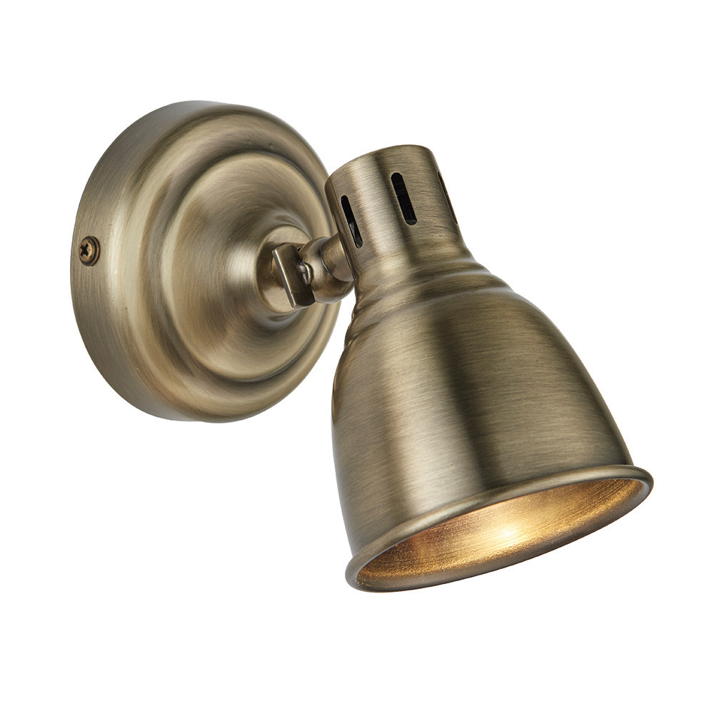 Lampa sufitowa WESTBURY antyczna mosiężna 1xGU10x4.6W IP20 Endon
