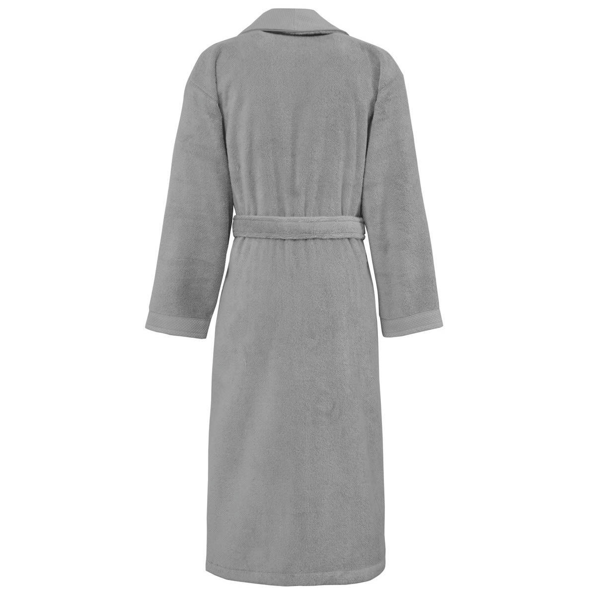 SENSOFT - Peignoir de bain mixte col châle Gris Perle XL