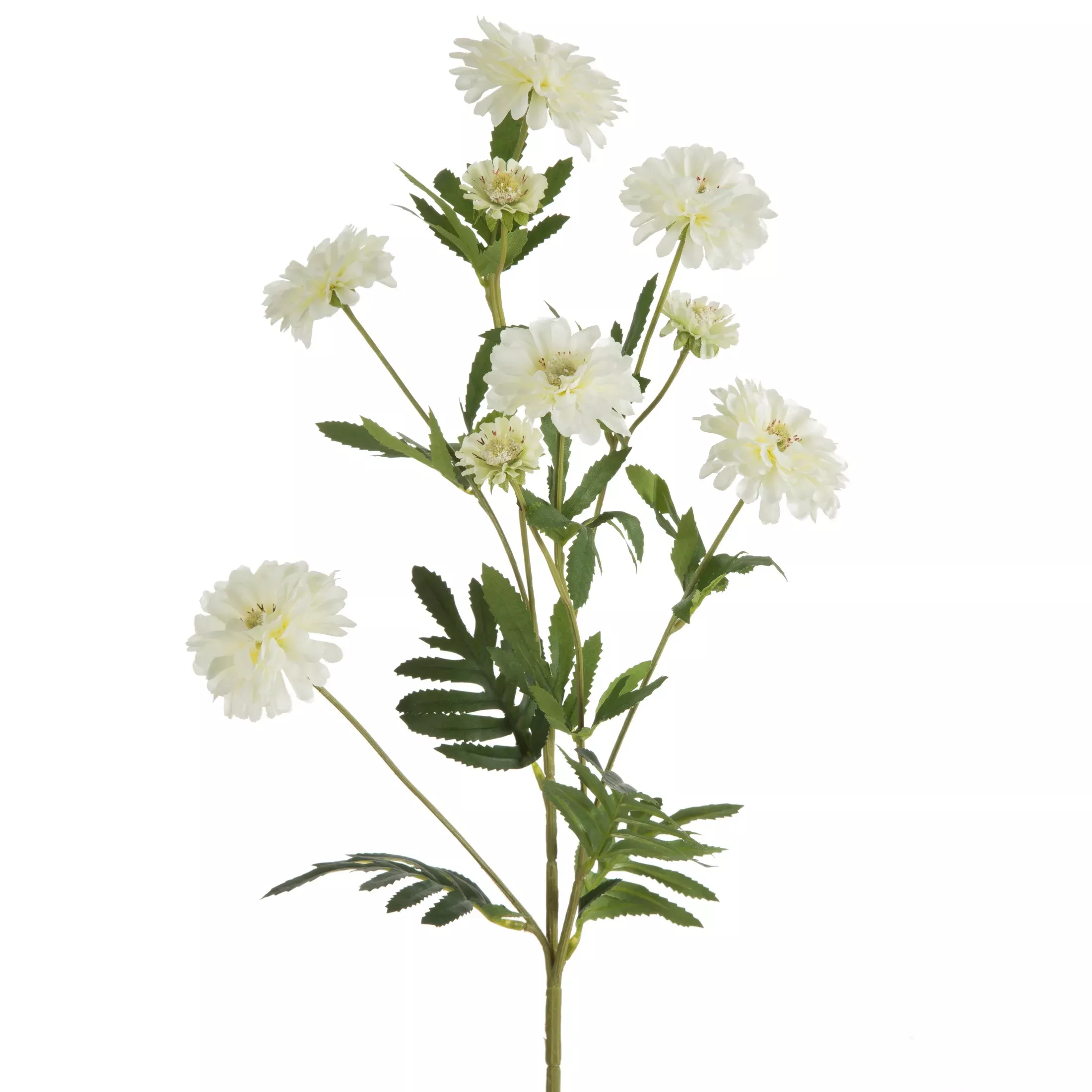 Kwiat sztuczny margaretki kremowy 82 cm
