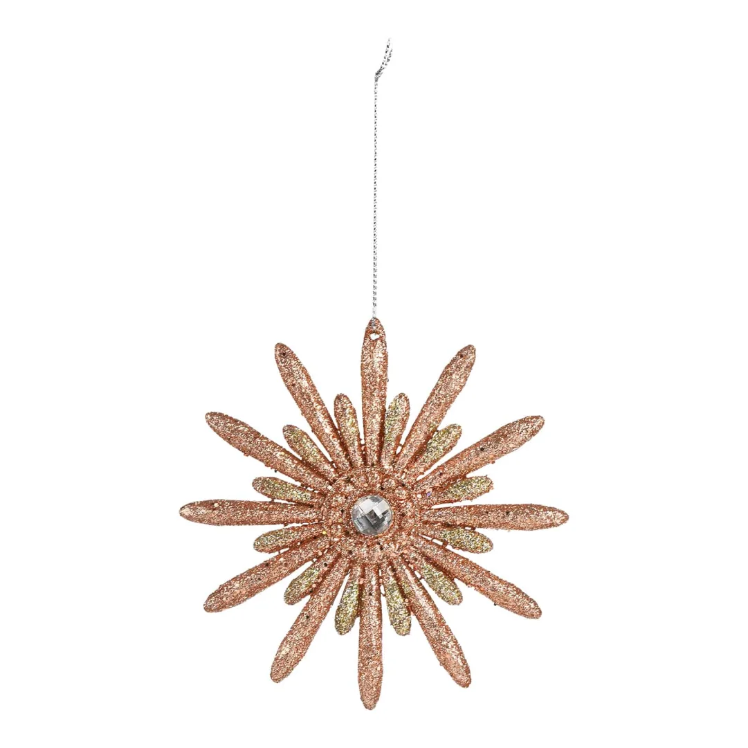 Deko-Anhänger Ornament Gold,B 120 x H 120 x T 20 mm
