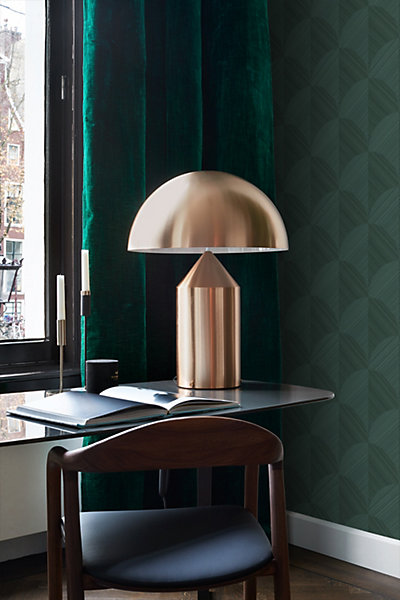 Origin Wallcoverings papier peint effet 3D vert foncé 53 cm x 10.05 m