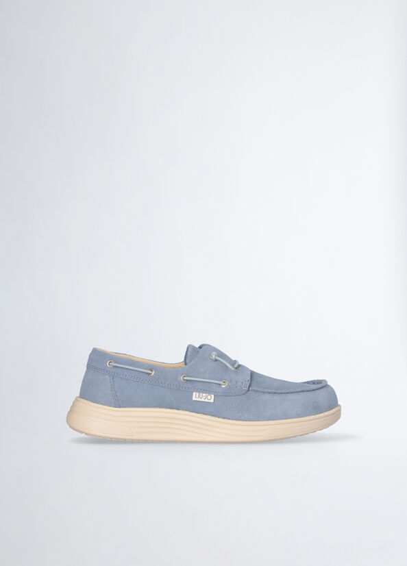 Mocassini casual in suede