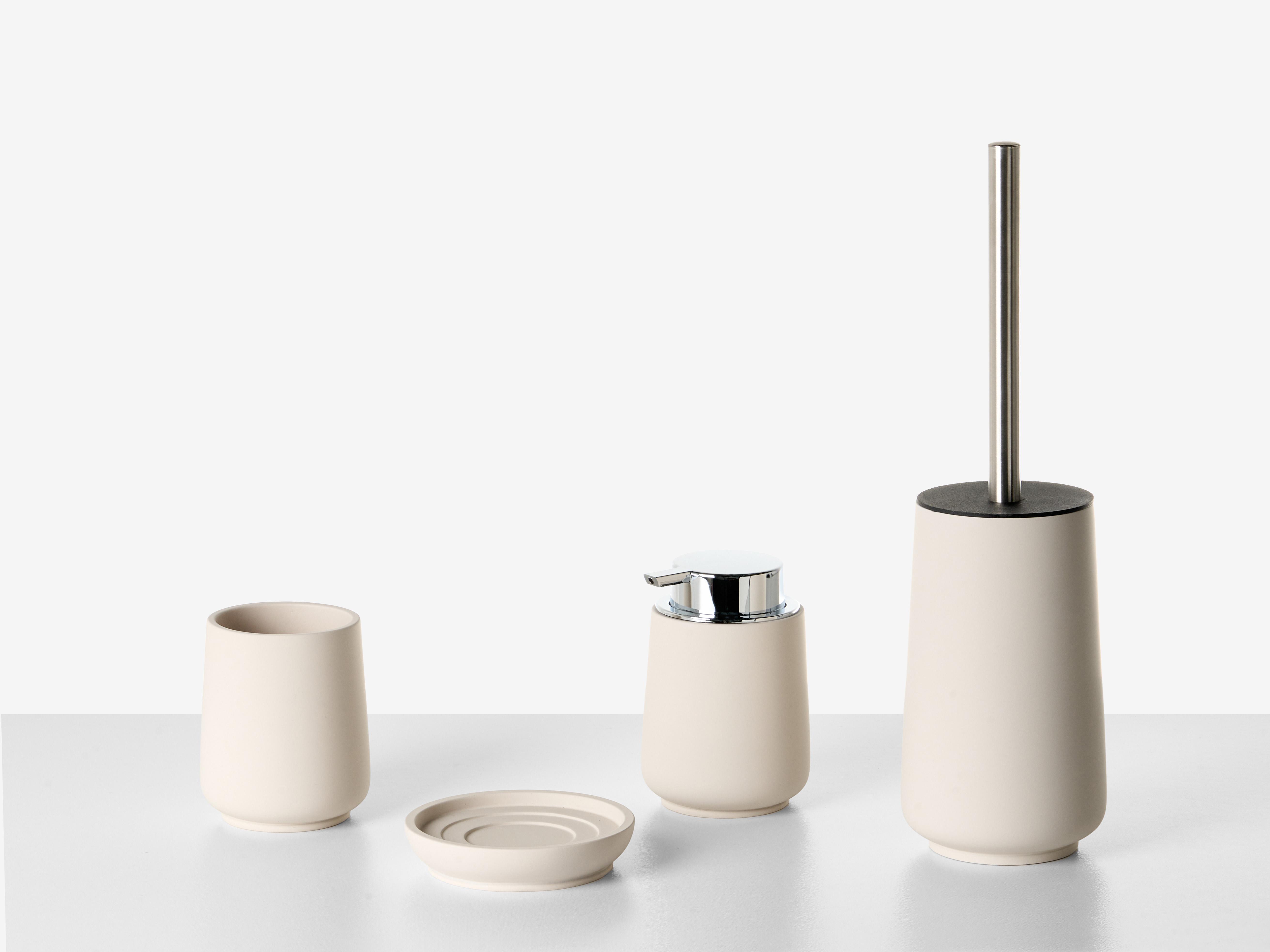 4-Piece Bathroom Accessories Set SUCHES Beige