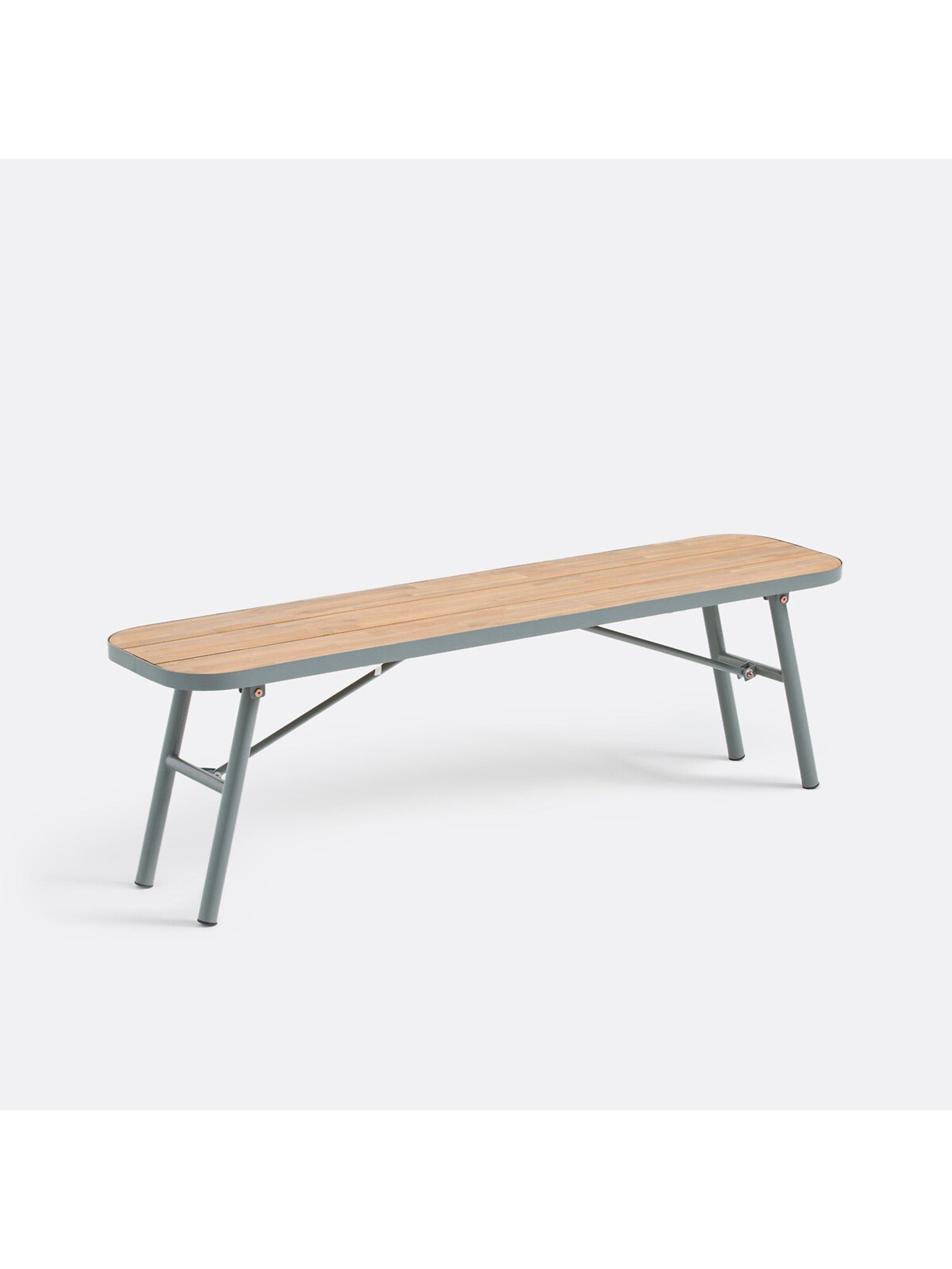 La Redoute Intérieurs Acacia Green Hanso Bench with Fold Away Legs