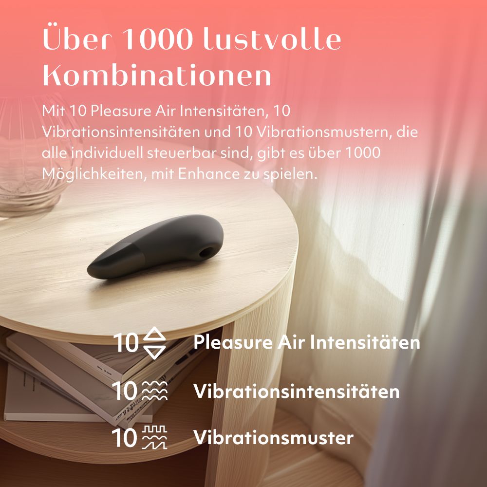 Enhance - 2-in-1-Klitoralstimulator mit Pleasure Air & Vibrationen