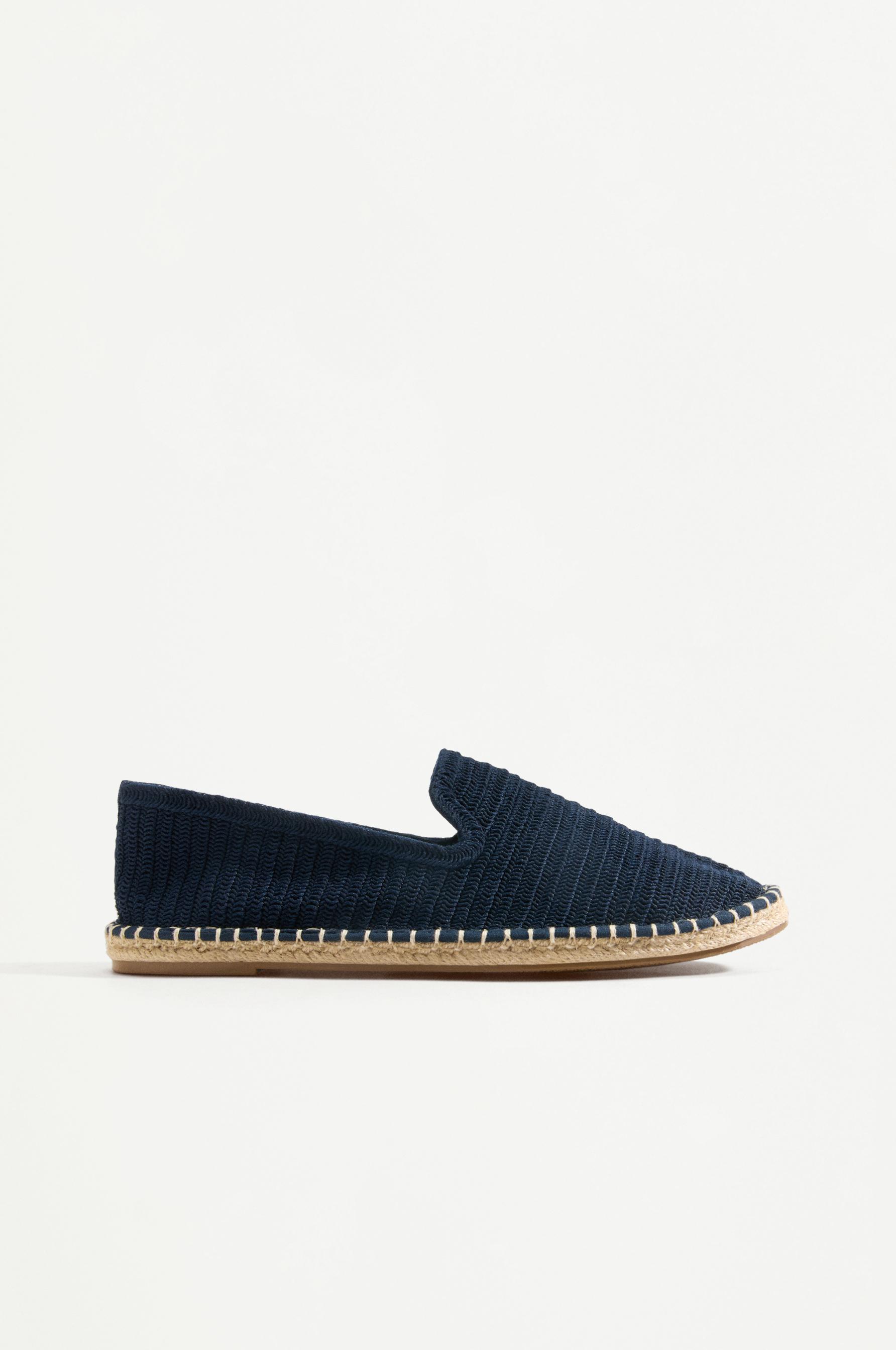 Alpargatas crochet efecto yute
