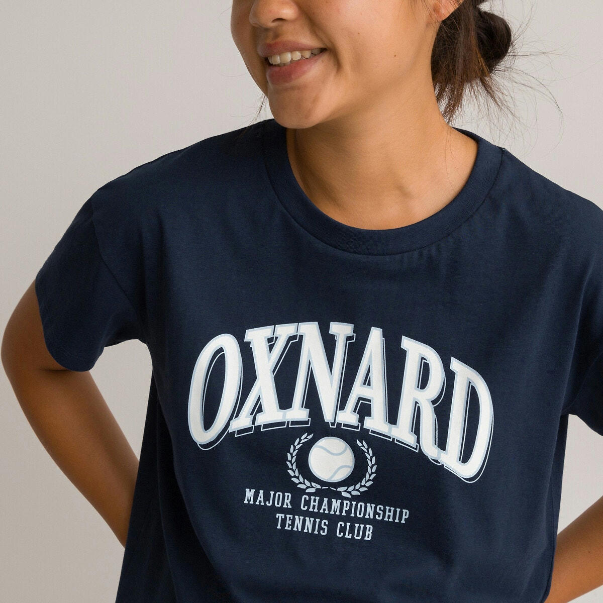 Lot de 2 T-shirts courts imprimés devant