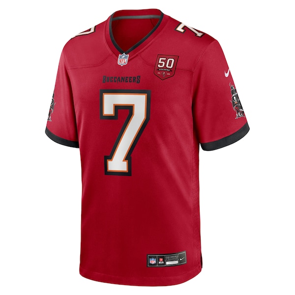Bucky Irving Tampa Bay Buccaneers Nike 50th Season Team Game Jersey - Red