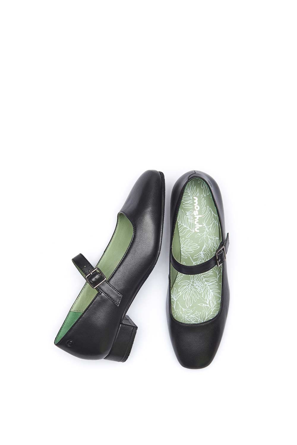 Moshulu Hebei' Front Buckle Block Heels