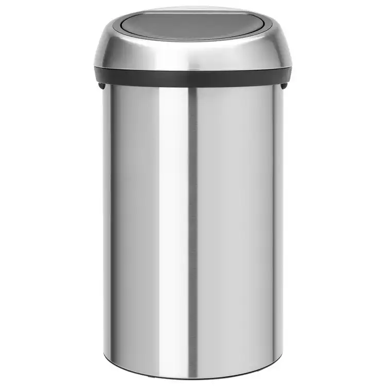 Brabantia 60 Litre Touch Top Bin - Steel
