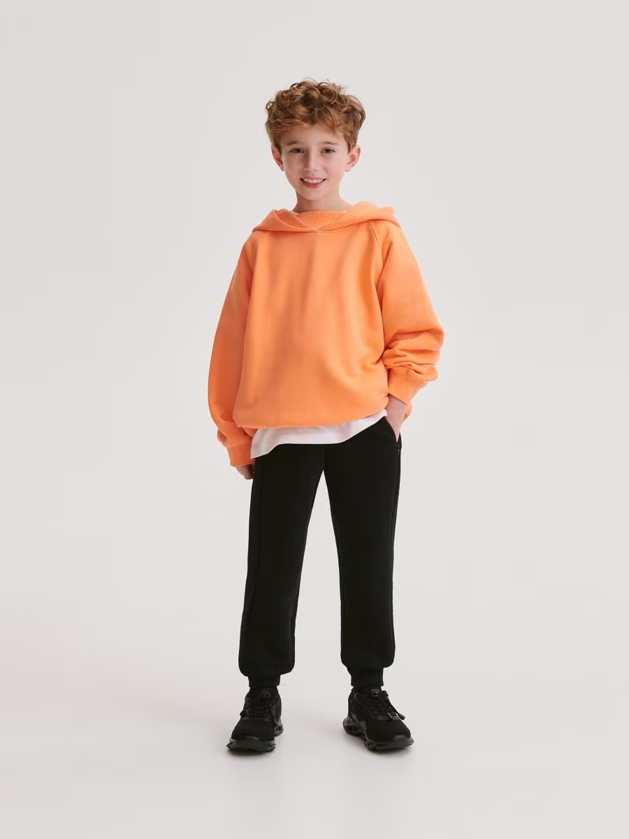 Sweat Joggers With Zip Fasteners